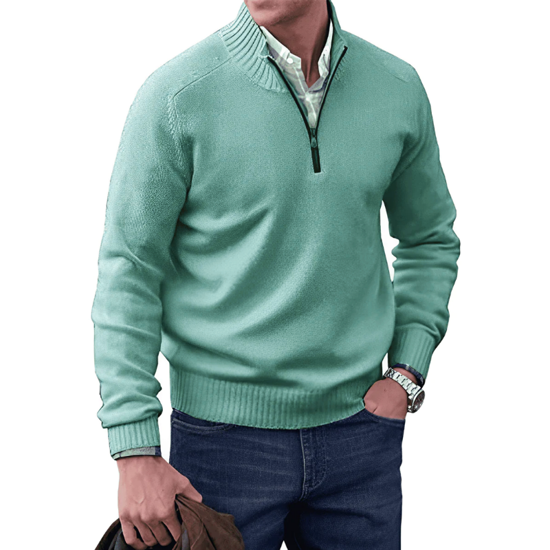 Noah - Eleganter Pullover mit Reißverschluss