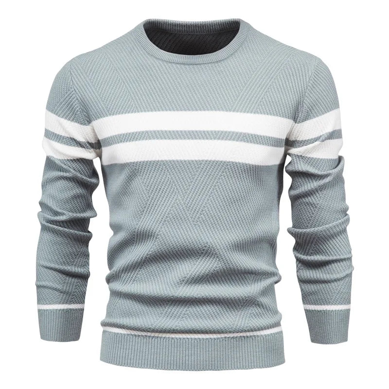 Thorben - Patchwork-Langarmpullover