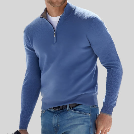 Dominic - Warmer Pullover mit Reißverschluss