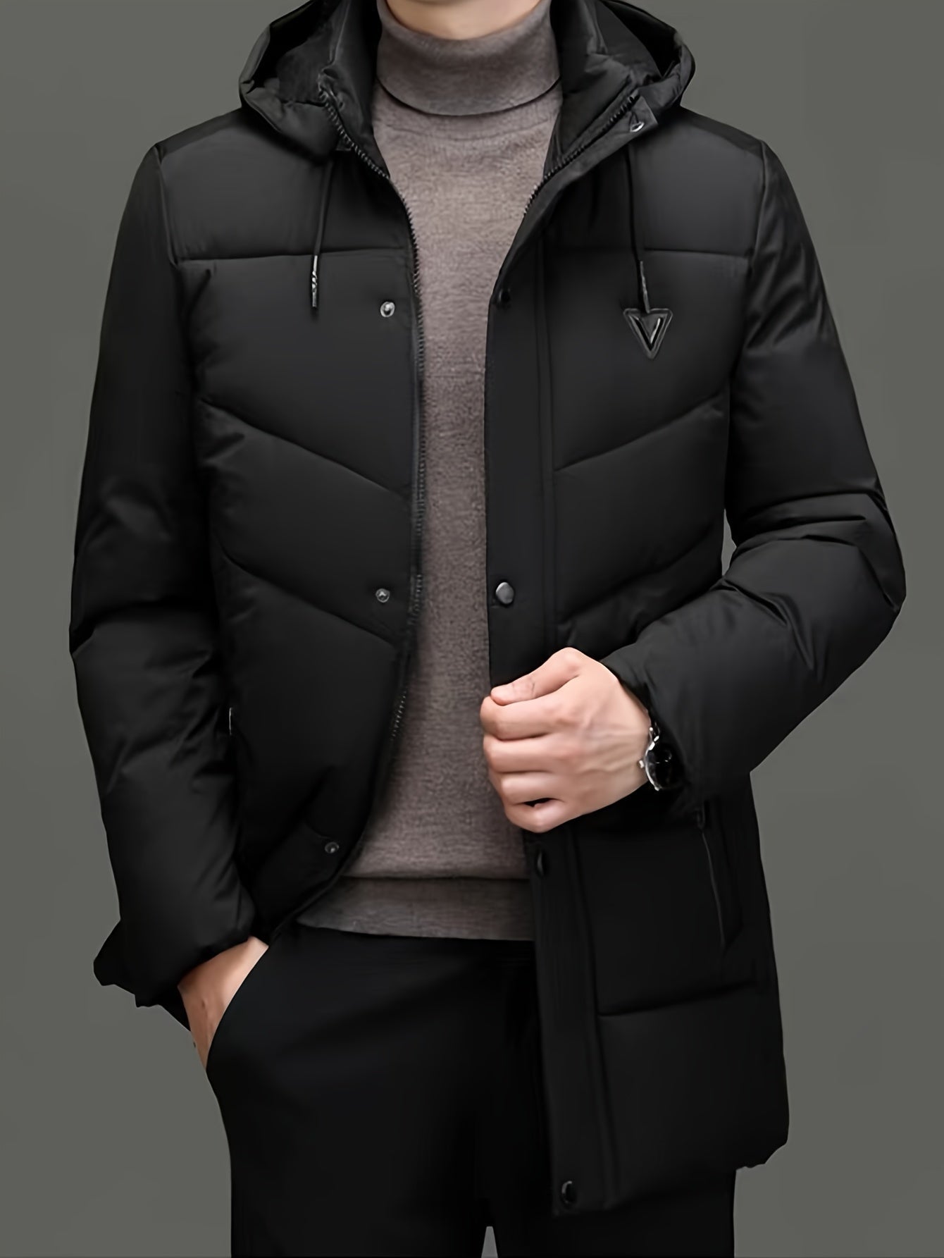 Jochen™ - Stilvolle Jacke Mit Kapuze